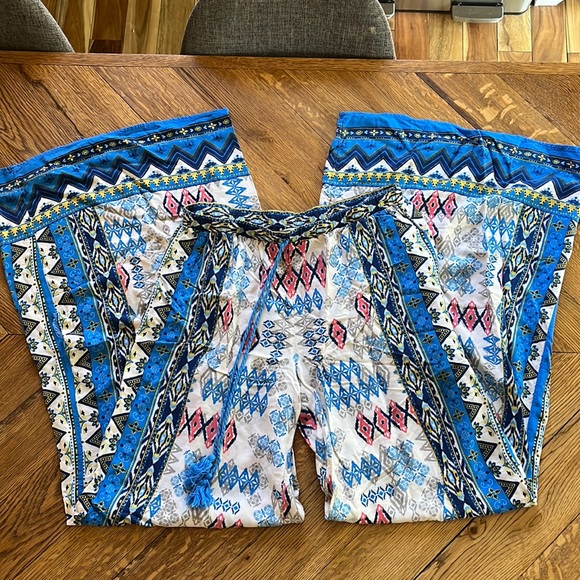 Flying Tomato Pants - Flying Tomato Wide leg Lightweight Flowy Pants